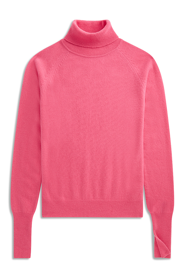 Soft Mohair knit pullover - Pink