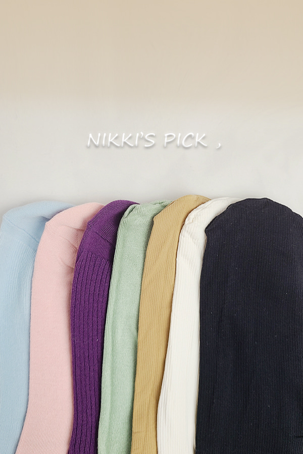 NIKKI’S PICK , SOCKS ( 8 color ) 한정수량